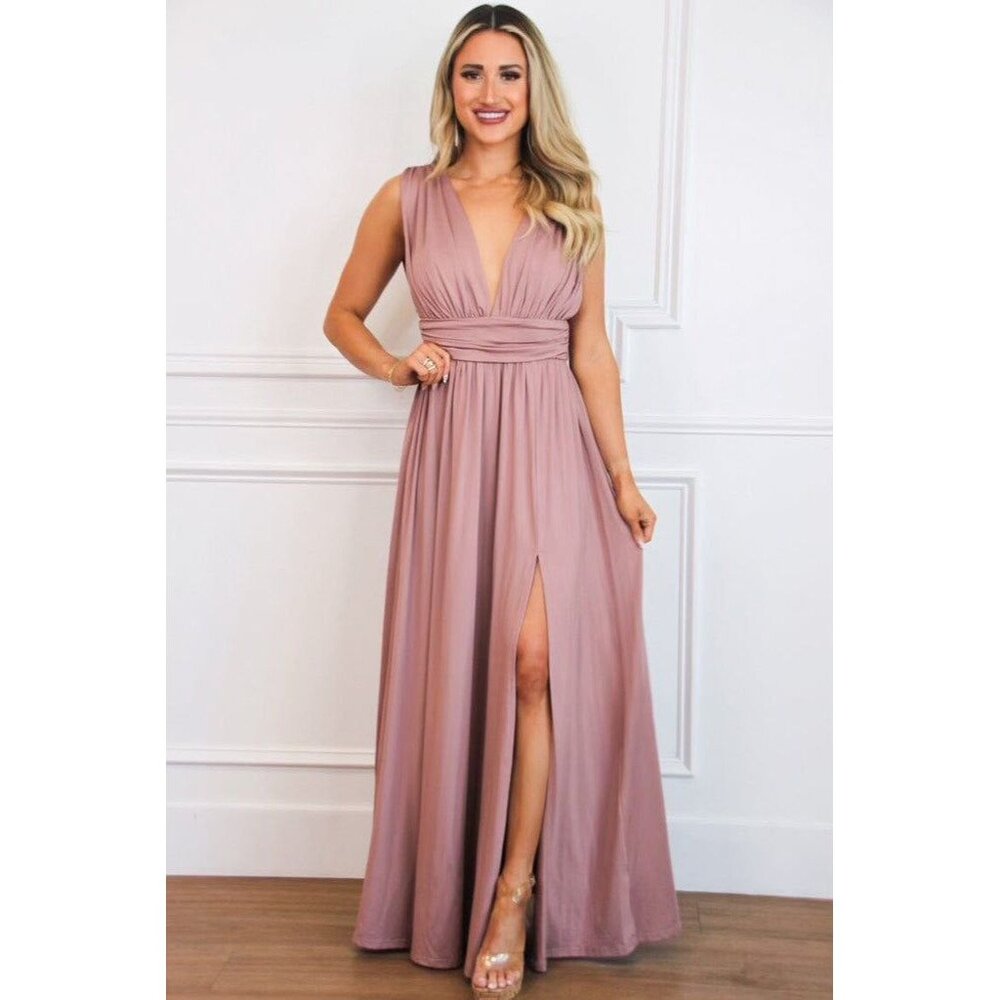 Tobi Midi Dress Womens‎ M Mauve Party Event Dance Homecoming Fairygrunge Ballet